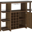 Evelio Mid-Century Modern Wine Cabinet by Clayson Design
