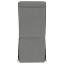 Shawna Light Grey Skirted Side Chair (Set of 2) by Relani Family Furniture