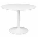The Sorrel Retro-White Round Dining Table by Clayson Design