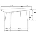 Malone Mid-Century Dining Set by Clayson Design