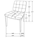 The Reid Vintage Walnut Dining Chair Set by Clayson Design