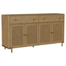 The Arbour Sand-Wash Cane Sideboard by Relani Family Furniture