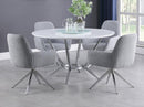 The Abby 54" Round Dining Table Set by James Gareth Designs