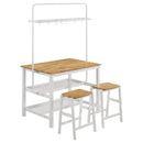 The Ellington Modern Farmhouse Kitchen Island Set by Luxe Farmhouse