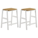 The Harper Backless Counter Stool (Set of 2) by Luxe Farmhouse