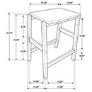 The Harper Backless Counter Stool (Set of 2) by Luxe Farmhouse