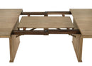 Marlowe Stately Wood Dining Table with Leaf Extension 71" > 89" long
