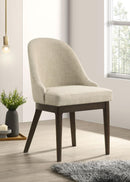 The Rowen Upholstered Dining Chair Set by Clayson Design