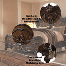 The Alarisse Regal Queen Bed by Relani Family Furniture