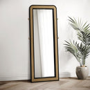 The Arini Cane Standing Mirror by James Gareth Designs