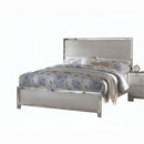 The Elanora Platinum Mirror-Trim Bed by Reylani Family Furniture