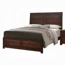 The Oberreit Walnut King Bed by Reylani Family Furniture