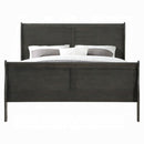 The Everett Modern Classic Sleigh Bed by Realani Family Furniture