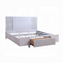 The Delmare White Oak Storage Bed by Clayson Design