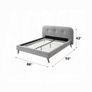 The Bellamy Glam Upholstered Bed by Clayson Design
