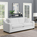 The Ellora Sloped Arm Sofa by Clayson Design