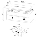 The Cavell Modern Lift-Top Cocktail Table by Clayson Design