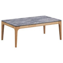 The Polaris 2-Piece Faux Marble Table Set by Relani Family