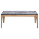 The Polaris 2-Piece Faux Marble Table Set by Relani Family