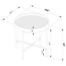 Ozella Round Storage Coffee Table Set by Relani Family Furniture