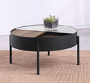 Ozella Round Storage Coffee Table Set by Relani Family Furniture