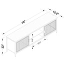 Amherst Mixed-Material TV Console by Clayson Design