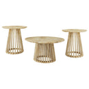 Touhy Round Mango Wood Coffee Table by Relani Family Furniture