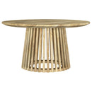 Touhy Round Mango Wood Coffee Table by Relani Family Furniture