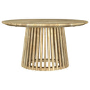 Touhy Round Mango Wood Coffee Table by Relani Family Furniture