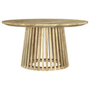 Touhy Round Mango Wood Coffee Table by Relani Family Furniture