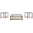 Amherst 3-Piece Mixed-Material Coffee Table Set by Clayson Design