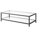 Trini 2-Piece Coffee & End Table Set – Black Nickel by Clayson Design
