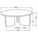 Dale 2‑Piece Solid Wood Table Set by Relani Family Furniture
