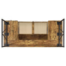 The Ellery 4-Drawer Rustic Writing Desk by Relani Family Furniture