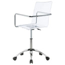 The Lucent Rise Adjustable Acrylic Office Chair by Soho Furnishings