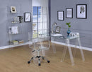 The Lucent Rise Adjustable Acrylic Office Chair by Soho Furnishings