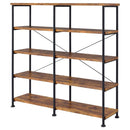 Analiese Farmhouse Double Bookshelf by Relani Family Furniture