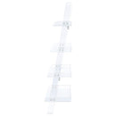 The Lucent 4-Tier Acrylic Ladder Shelf by James Gareth Designs