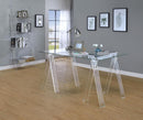 The Lucent 4-Tier Acrylic Ladder Shelf by James Gareth Designs