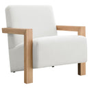 The Elowen Faux Fur Lounge Chair by Clayson Design