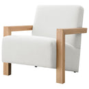 The Elowen Faux Fur Lounge Chair by Clayson Design