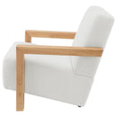 The Elowen Faux Fur Lounge Chair by Clayson Design