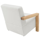 The Elowen Faux Fur Lounge Chair by Clayson Design