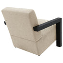 The Elowen Faux Fur Lounge Chair by Clayson Design