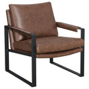 The Monroe Industrial Accent Chair by Clayson Design
