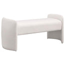 The Elowen Contemporary Bouclé Bench by Clayson Design