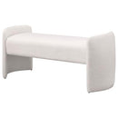 The Elowen Contemporary Bouclé Bench by Clayson Design