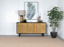 Aminah Carved Wood Accent Cabinet by Relani Family Furniture