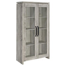 Alejo Glass Door Display Cabinet by Clayson Design