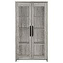 Alejo Glass Door Display Cabinet by Clayson Design